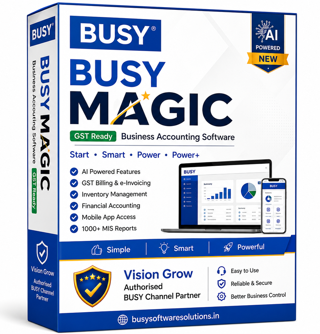 BUSY Magic Accounting Software for MSMEs